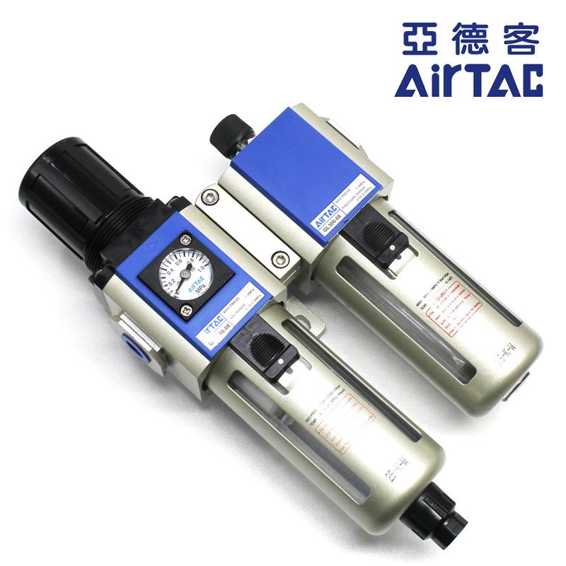 亚德客气动油水分离器GFC200/300/400-06-08-10-15-F1带自动排水A