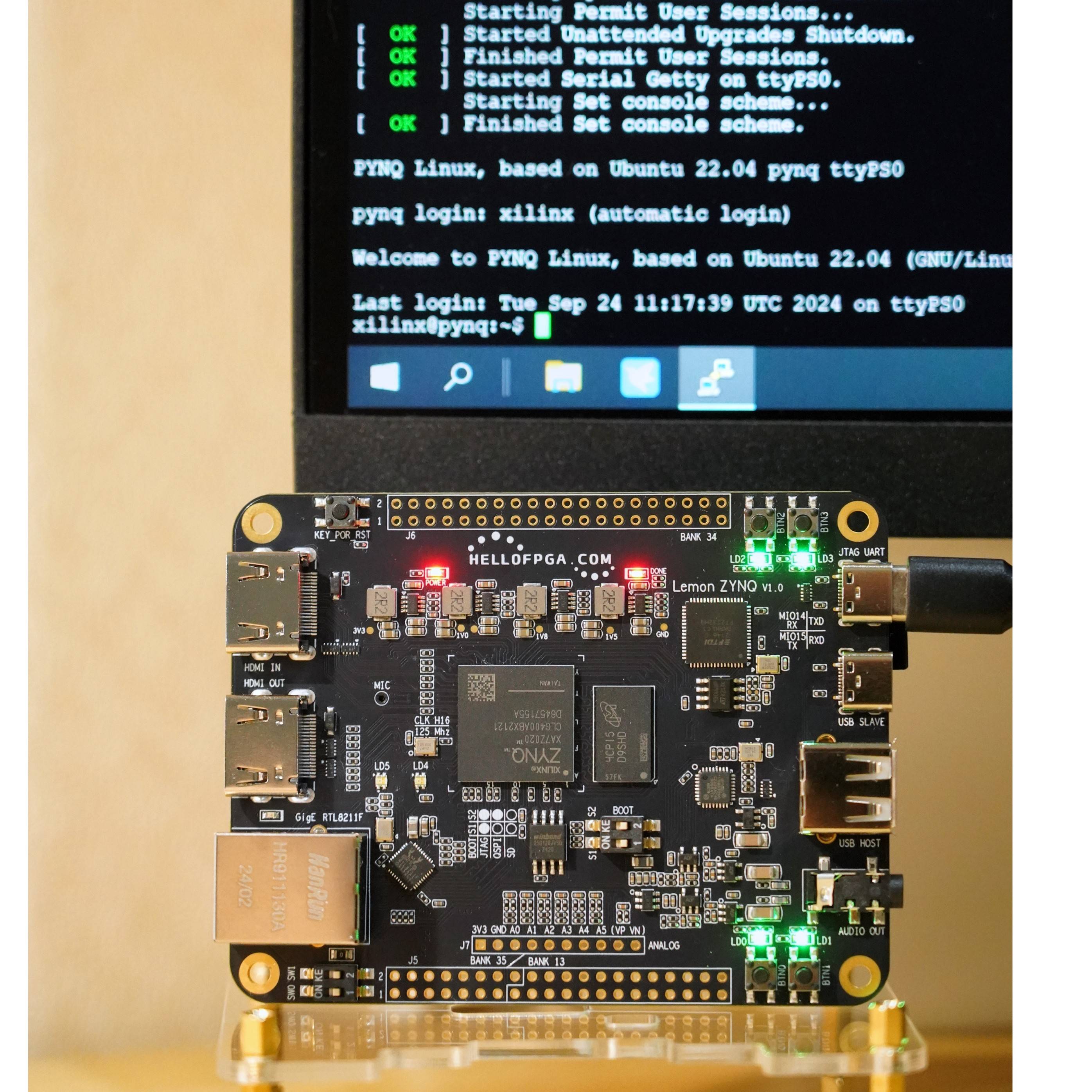 （可运行PYNQ镜像 ) ZYNQ 7020 FPGA 小系统 开发板 Lemon ZYNQ
