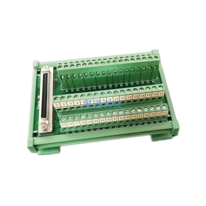 端子台 SCSI68F-DB-C 母头 DB孔型 采集卡转接 中继端子 HDB68P芯