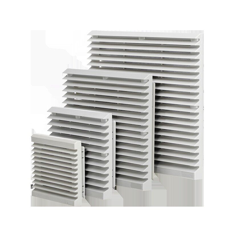 威驰803通风过滤网组804机柜配电柜风机黑色百叶窗防尘防水阻燃网