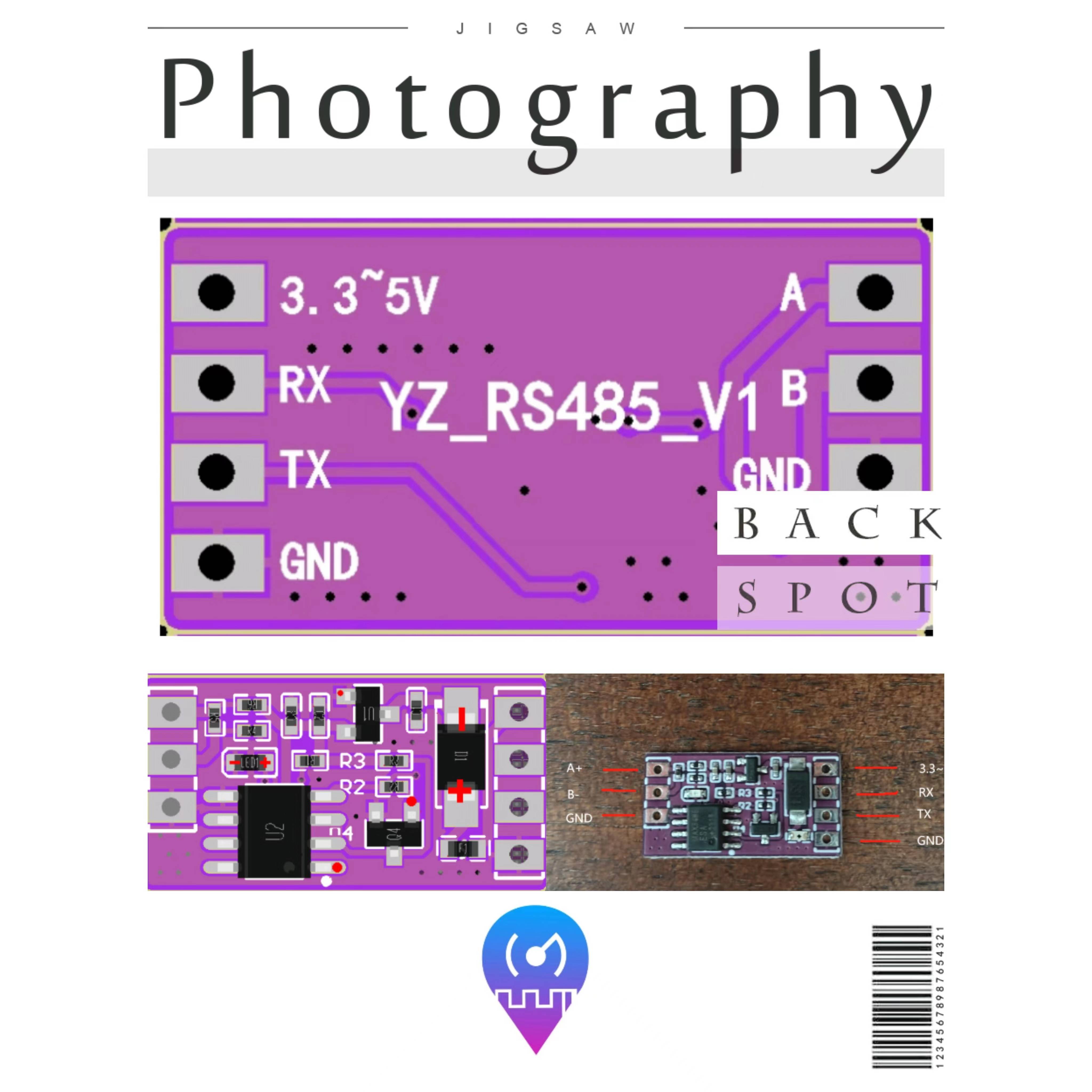 TTL转RS485模块 485转串口UART电平互转通讯自动双向自动流向控制