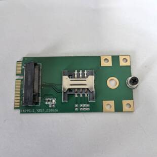 M.2转MINIPCIE转接板 NGFF转PCIE带SIM卡槽52*30mm适用fm350-gl等