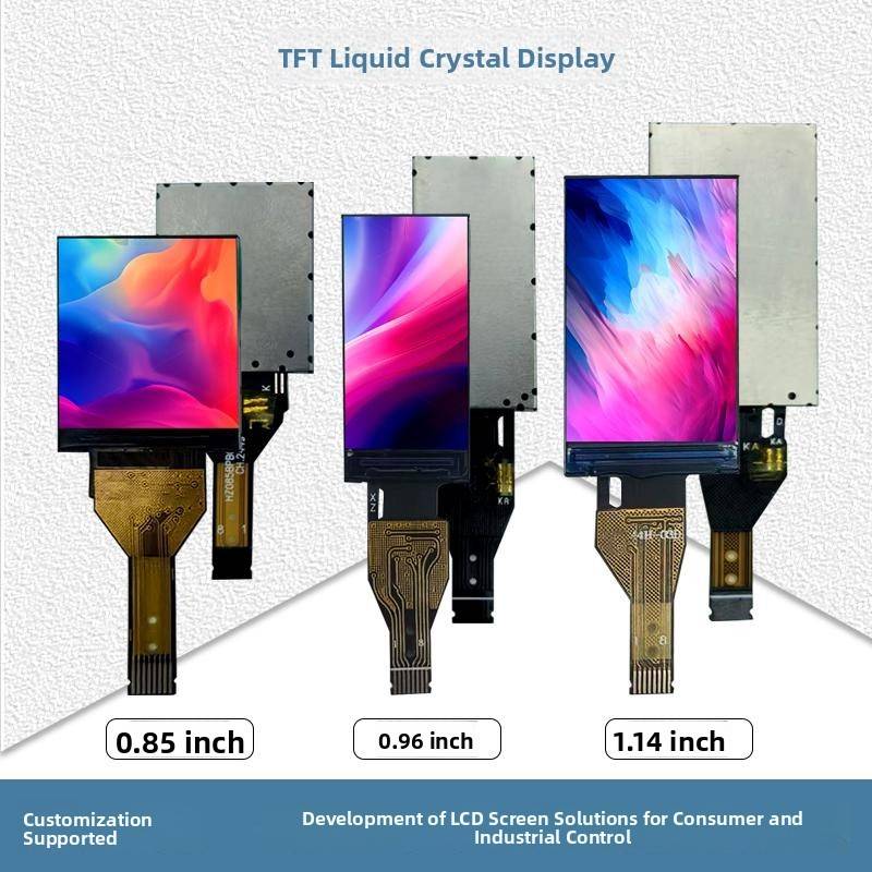 LCD显示屏0.85寸TFT 0.96寸TFT1.14寸TFT小尺寸液晶屏键盘电子琴