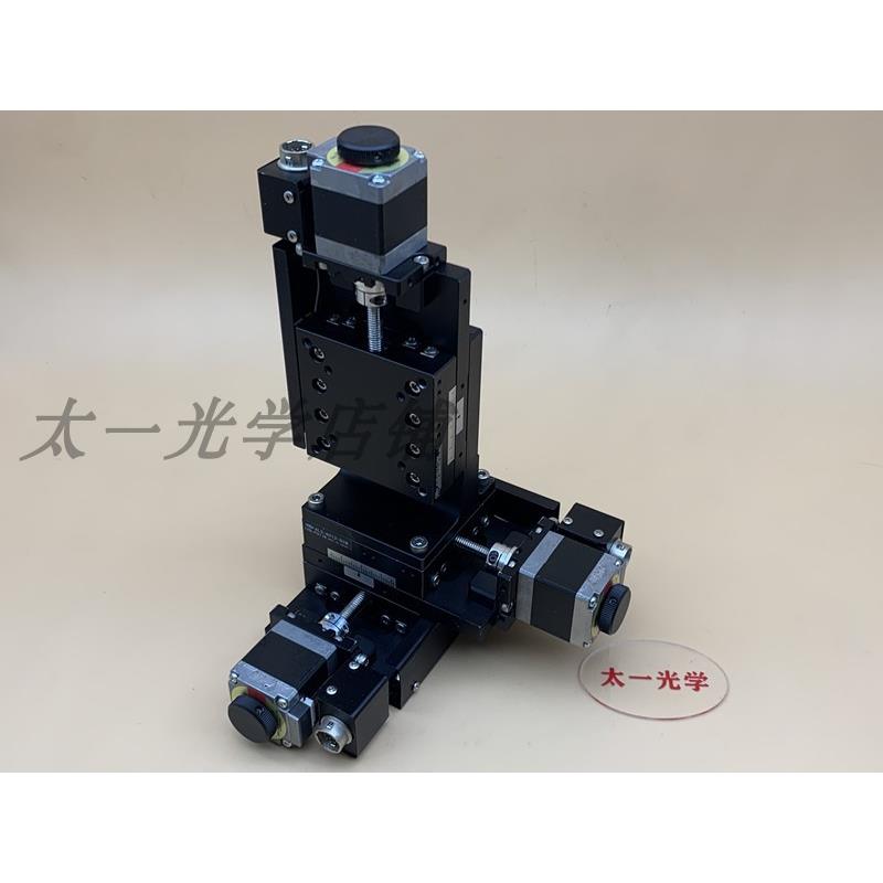 XYZ电动三轴位移滑台精机ALD-6012-G1M台面60mm行程25mm