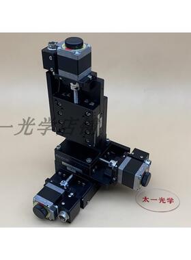 XYZ电动三轴位移滑台精机ALD-6012-G1M台面60mm行程25mm