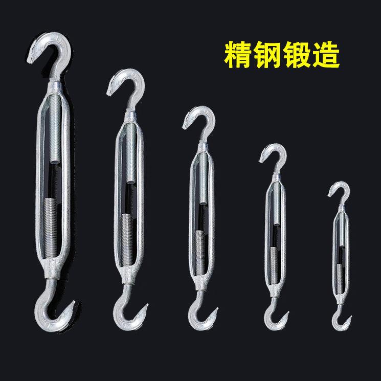 拉紧器收紧钢丝绳固定挂钩拉钩双花兰整袋铁丝OC花篮螺丝开体