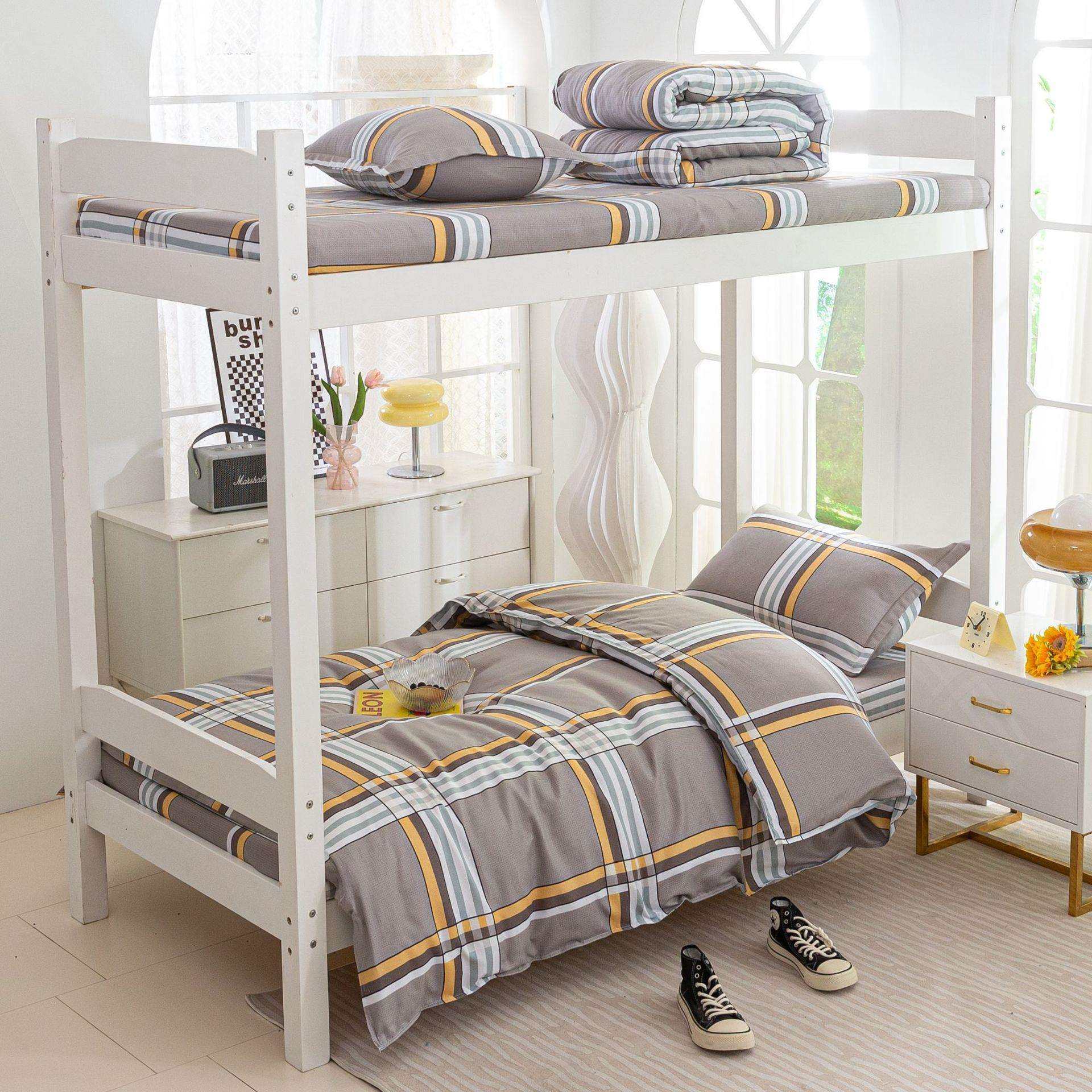 学生宿舍三件套工厂单位宿舍上下铺单人床床单被罩三件套六件套,模玩/动漫/周边/娃圈三坑/桌游,模型制作工具/辅料耗材,淘宝优惠券,粉丝福利购,淘宝优惠卷