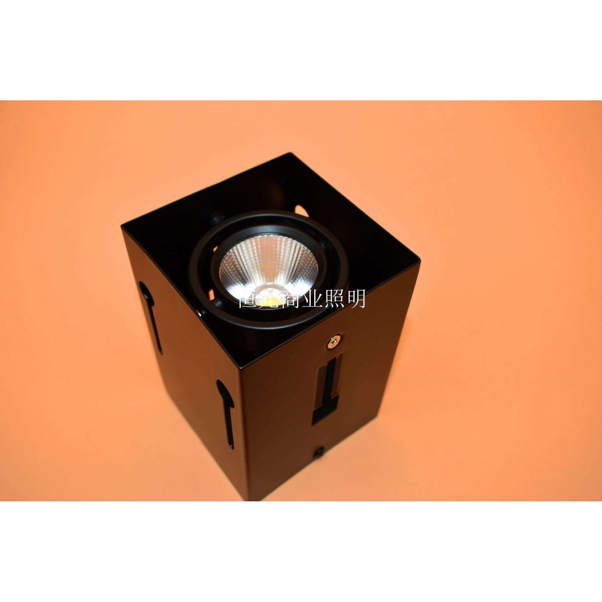 led嵌装无边豆胆灯5w10w15w20w格栅COB豆胆灯