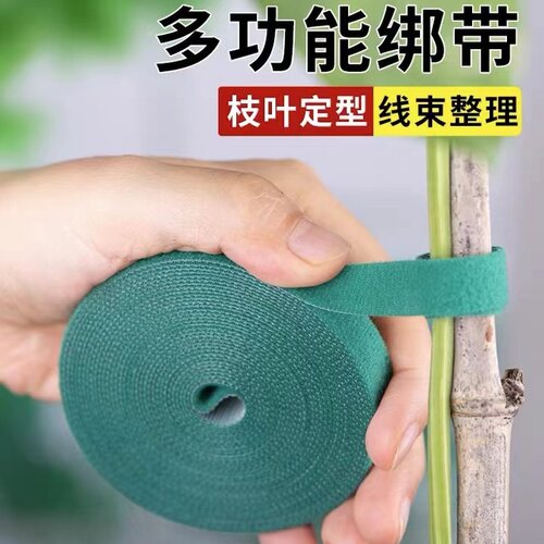 植物固定绑带绑花扎带园艺捆扎线绿植造型魔术贴花卉捆绑双面粘贴