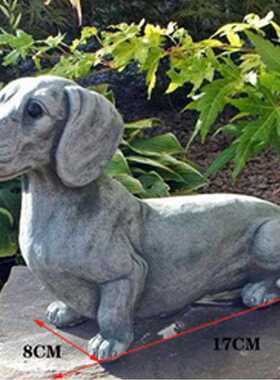 直销新款跨境新款 拉布拉多宠物装饰摆件狗 树脂工艺品 园林艺术