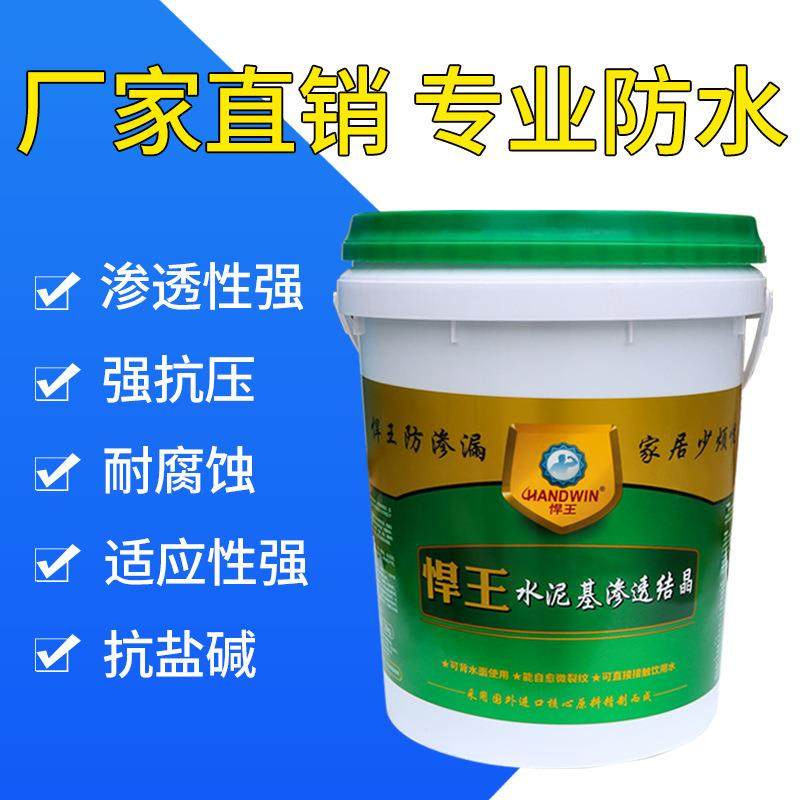 直销新款水泥基渗透结晶型防水涂料地下室内墙屋顶背水面水池防潮,基础建材,防水涂料,淘宝优惠券,粉丝福利购,淘宝优惠卷