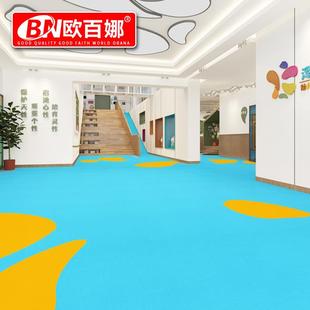 幼儿园地胶室内防滑舞蹈教室专用地板环保PVC地胶 直销新款