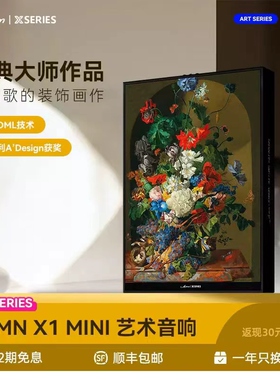 阿米纳AMN X1 MINI无线蓝牙音响壁画音箱居家定制图片节日礼物