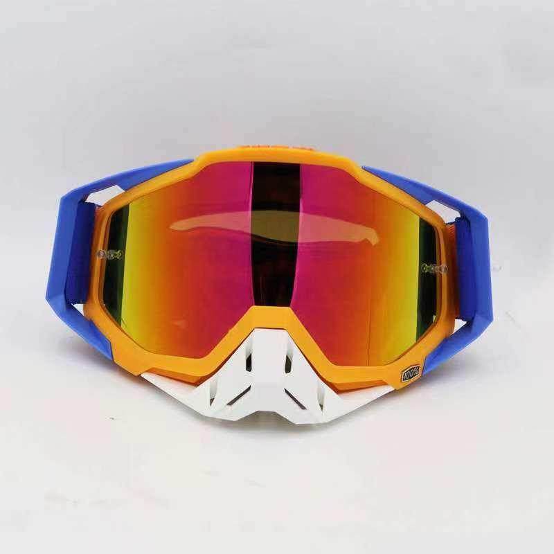 摩托车风镜百分百风镜户外骑行护目镜DH速降越野头盔风镜100%风镜