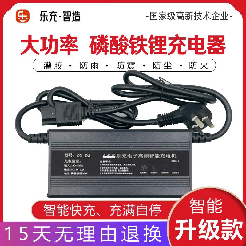 杭州乐充电动车磷酸铁锂电池48V60V72V充电器5A8A10A12A15A18A20A