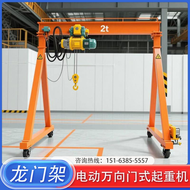 门式龙门架移动式龙门吊起重机5吨8吨工地简易行航车升降吊架电动