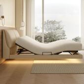 智能电动床大象耳朵悬浮真皮床主卧双人床零重力多功能床现代简约