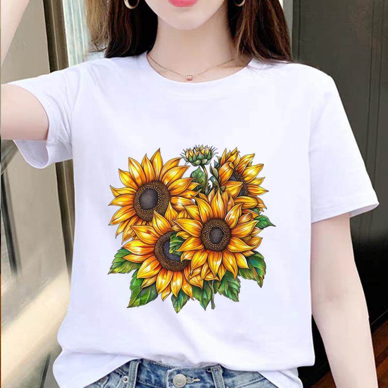 个性运动网红爆款女通勤ins青年流行夏季印花打底衫短袖圆领T恤