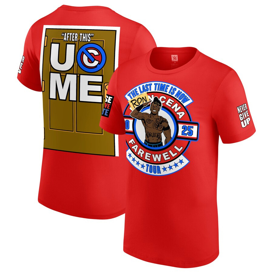 thumbnail for 2025 New WWE Truth Ron R-Truth Two Pillar Wrestling Print Short Sleeve Cotton Loose Wrestling T-Shirt
