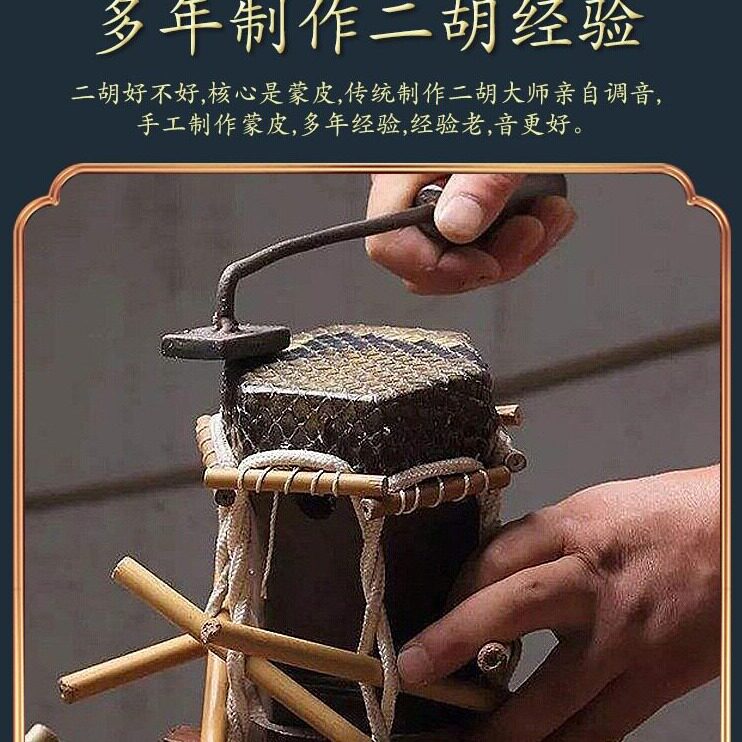 直销敦煌二胡03A 专业铁梨木木轸正品儿童成人初学者考级敦煌牌乐