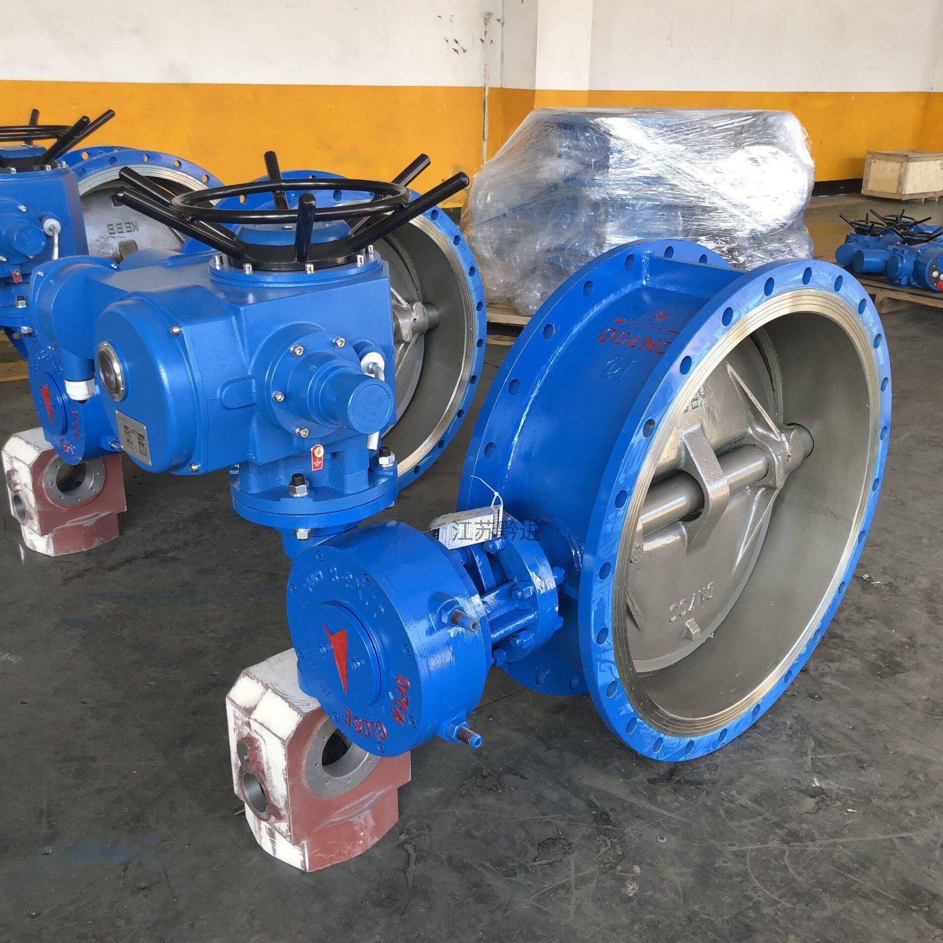 D941H-10C DN700手电两用中线型电动蝶阀4-20mA远程控制Z45执行器