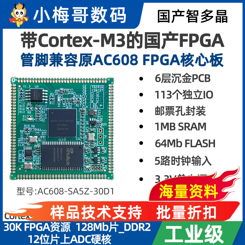 小梅哥FPGACPU硬核国产AC608兼容