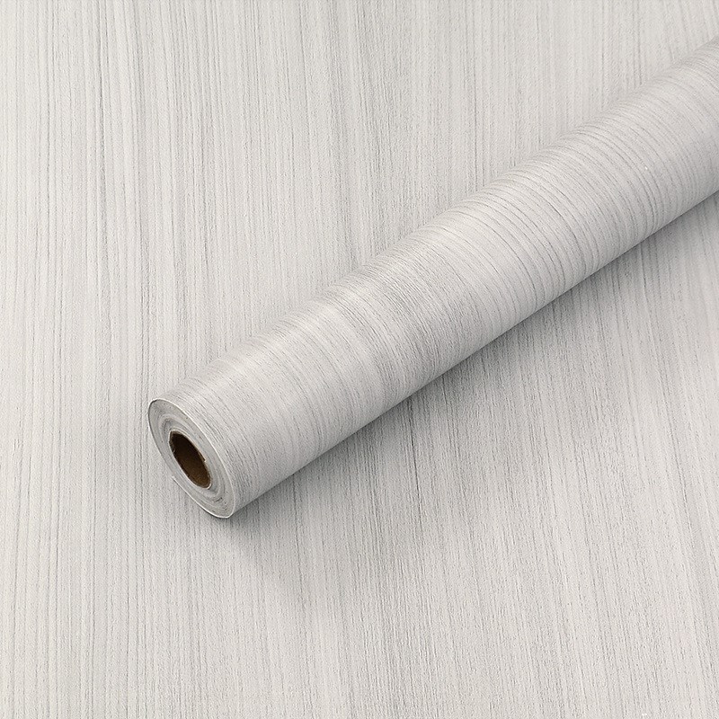净面条纹木纹贴纸桌面衣橱柜子家具翻新仿木纹纸墙纸自粘防水防潮