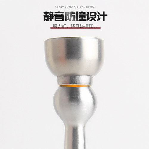 强磁门吸 304不锈钢加长一体可淋雨室外卫生间木门入户门加高门碰