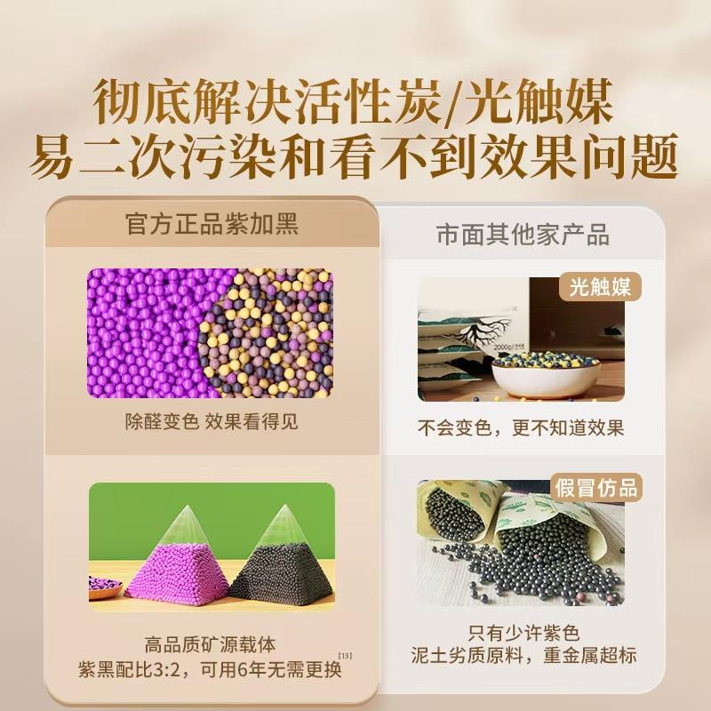 除甲醛神器活性锰新房急入住家用活性炭装修竹炭包衣柜新车去异味