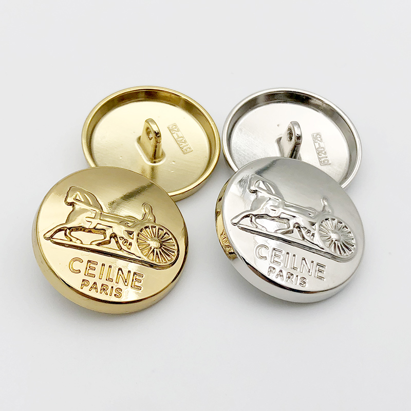 小马车金属扣子男女高级感大衣纽扣金色外套风衣服装钮扣高档扣