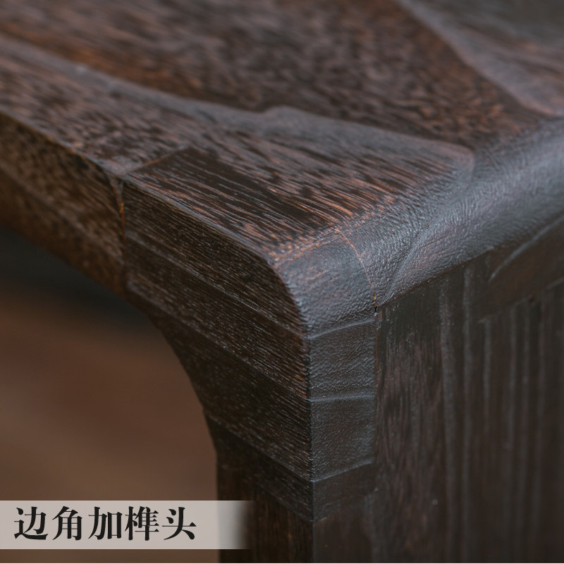 古琴桌凳共鸣琴桌禅意燕尾榫卯结构烧桐木实木新中式古琴桌矮琴桌