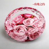 烟缸 水晶烟灰缸 大号定制精品欧式 创意礼品 乔迁礼物 时尚