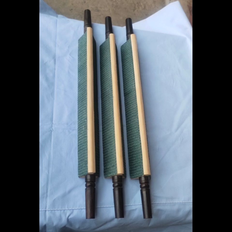 画眉鸟砂杠沙杠斗鸟专用三角杠手工磨脚沙棒磨脚杠磨脚棒磨脚一根