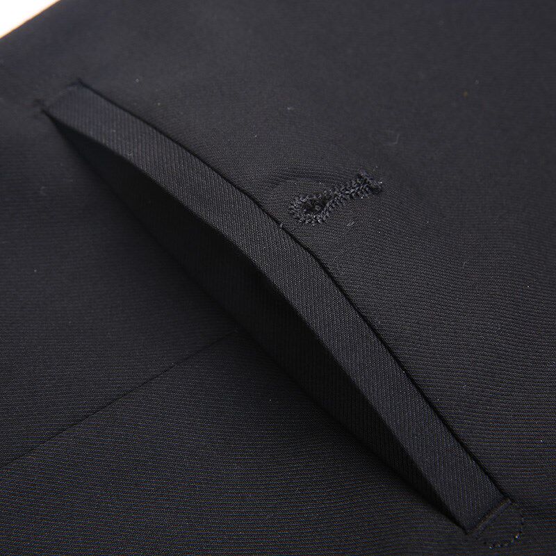 有加大码男士黑色修身职业西服裤男商务上班正装直筒西裤结婚伴郎