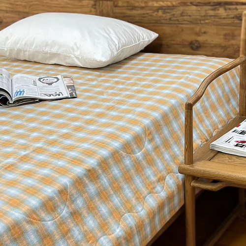 刘大姐60支纯棉水洗棉棉花夏被单人双人夏凉被学生空调被子可机洗