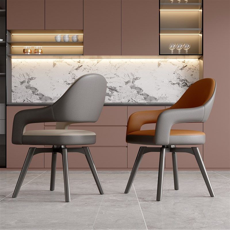 意式家用餐椅可旋转餐桌椅2025新款酒店餐厅咖啡厅商用接待洽谈椅,住宅家具,餐椅,淘宝优惠券,粉丝福利购,淘宝优惠卷