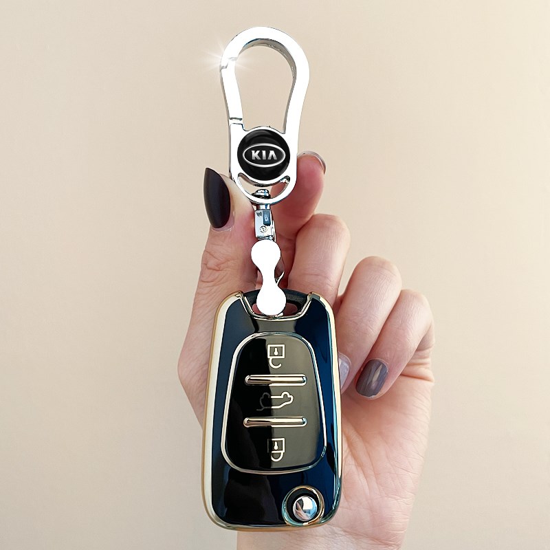 适用起亚汽车老款11/12/13/14/15年K5智跑狮跑K2钥匙包遥控外套扣