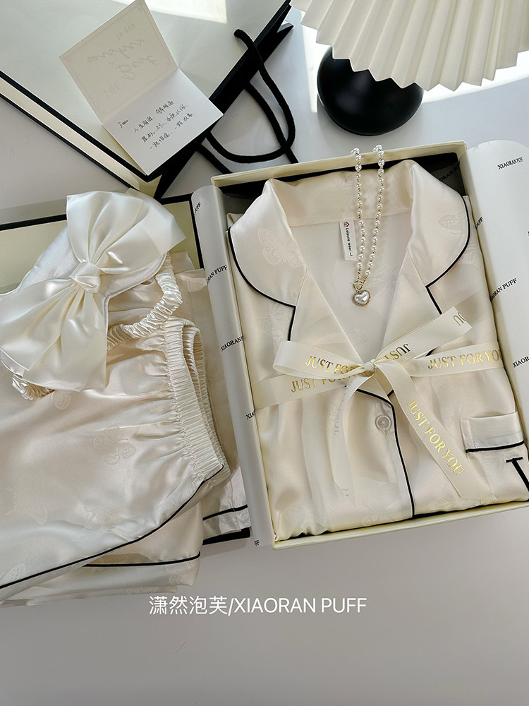 送婆婆妈妈长辈闺蜜女生母亲节生日礼物夏气质冰丝睡衣女短袖礼盒,女士内衣/男士内衣/家居服,睡衣/家居服套装,淘宝优惠券,粉丝福利购,淘宝优惠卷