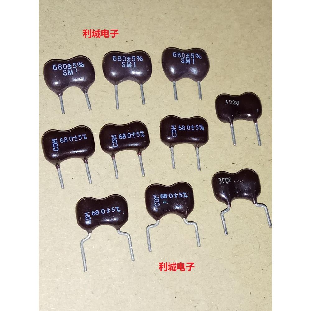 美国 SMI CDM 发烧银云母电容 300V680P 300V680PF 300V681 ±5%