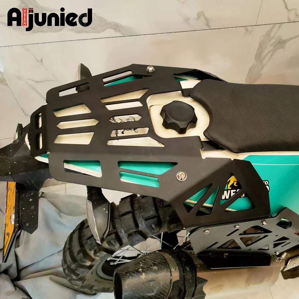 适用凯越450Rally摩托改装后尾架边包支架尾箱架后货架行李架配件