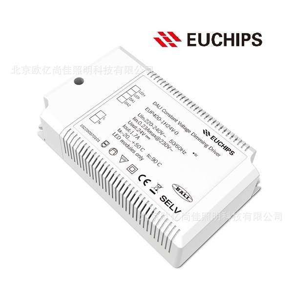 EUCHIPS欧切斯 DALI EUP40D-1H24V-0 40W 24V灯带恒压调光驱动