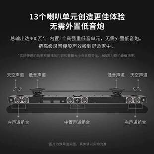 B&W/宝华韦健 Panorama 3 派拉蒙杜比全景声电视回音壁