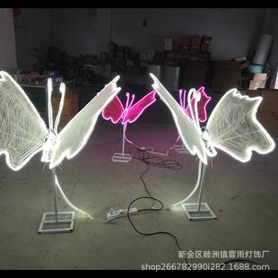 饰景观灯发光动物铁艺灯光节灯串图案灯 LED蝴蝶造型灯户外防雨装
