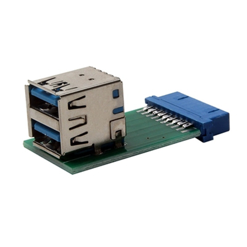 USB3.0 20针转USB3.0主板19针扩展模块 内置蓝牙加装无线网卡副屏
