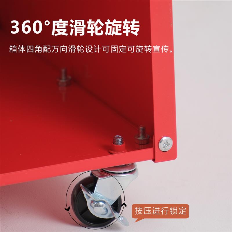 米村灯箱餐饮菜单广告展架大屏落地发光广告展示牌点餐台菜谱灯箱