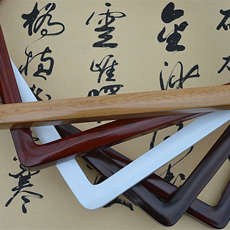 实木画框圆角框中式古典红木书画国画相框装裱简约定制