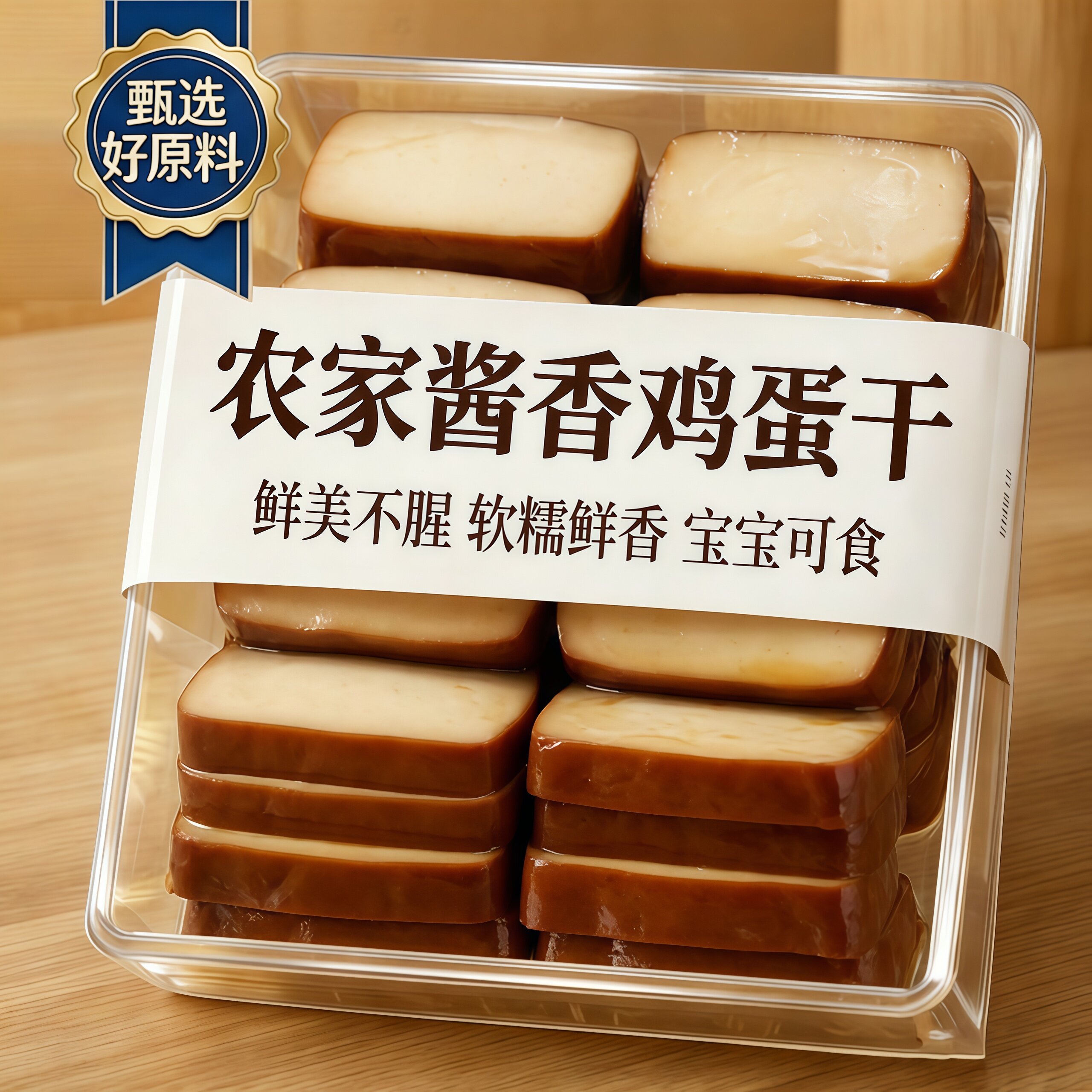酱香味鸡蛋干开袋即食非豆腐干独立包装凉拌卤味香干零食火锅食材