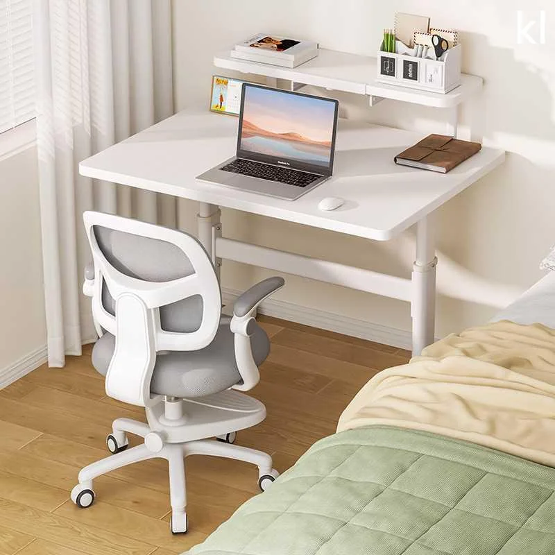 美好童年儿童书桌学小户习桌型家用可升降写字桌学生实木桌椅新品