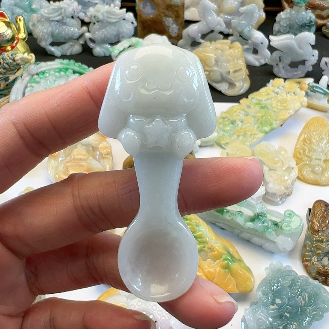 特色翡翠汤匙,珠宝/钻石/翡翠,颈饰,淘宝优惠券,粉丝福利购,淘宝优惠卷