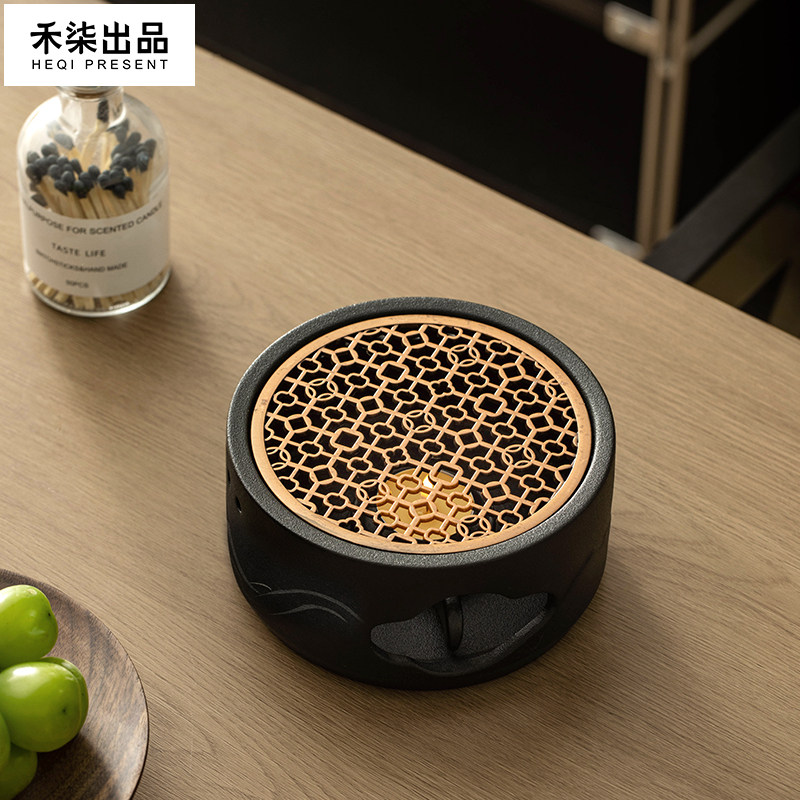 温茶炉蜡烛小火炉围炉煮茶烤橘保温底座茶杯马克杯子暖茶器温茶器